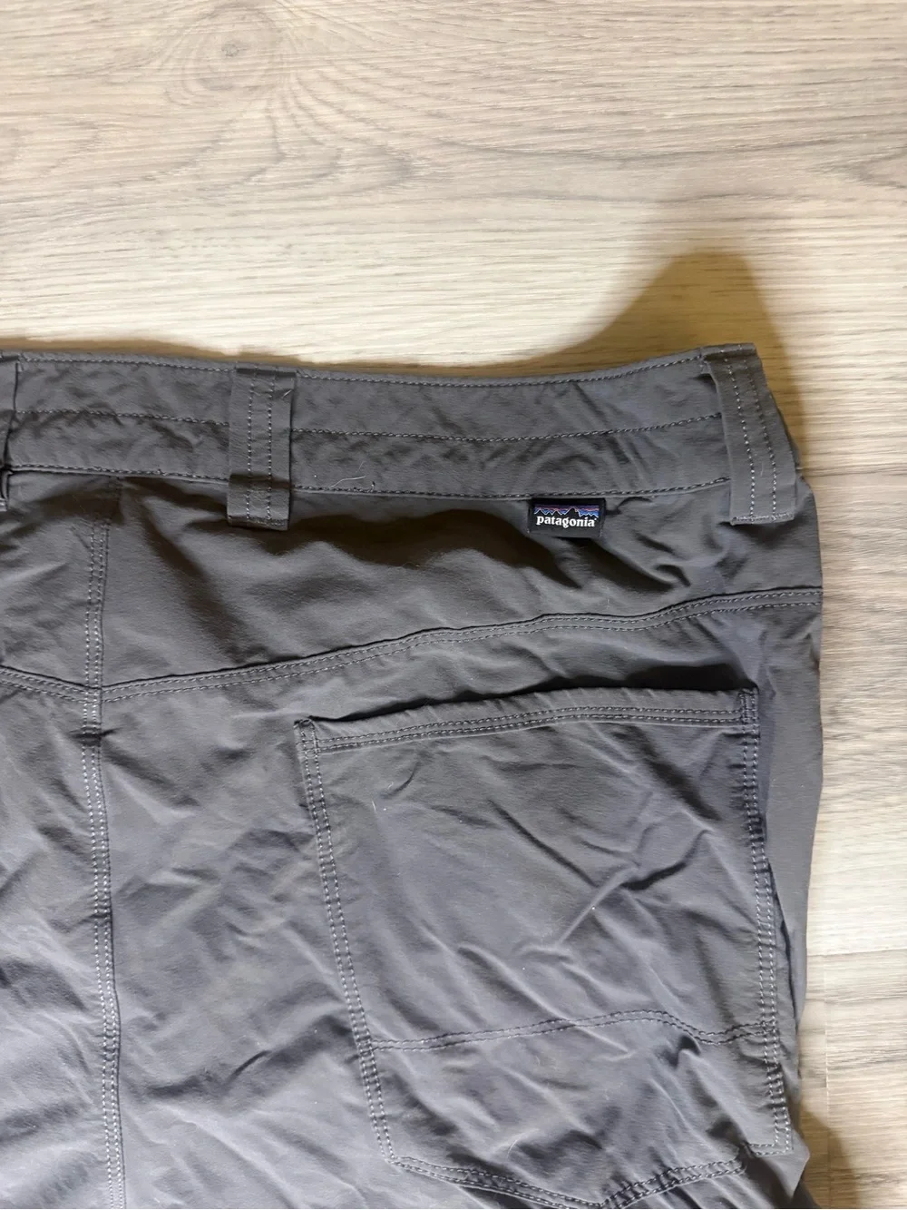 Patagonia Men's Charcoal Hybrid Adventure Shorts